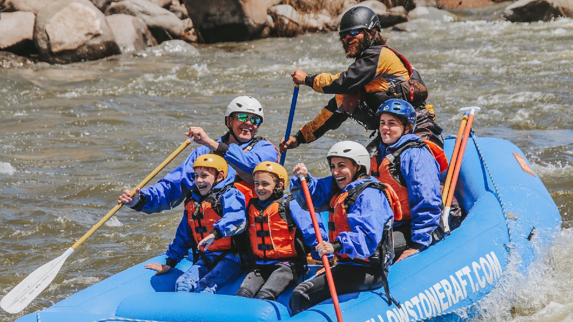 image of whitewater rafting